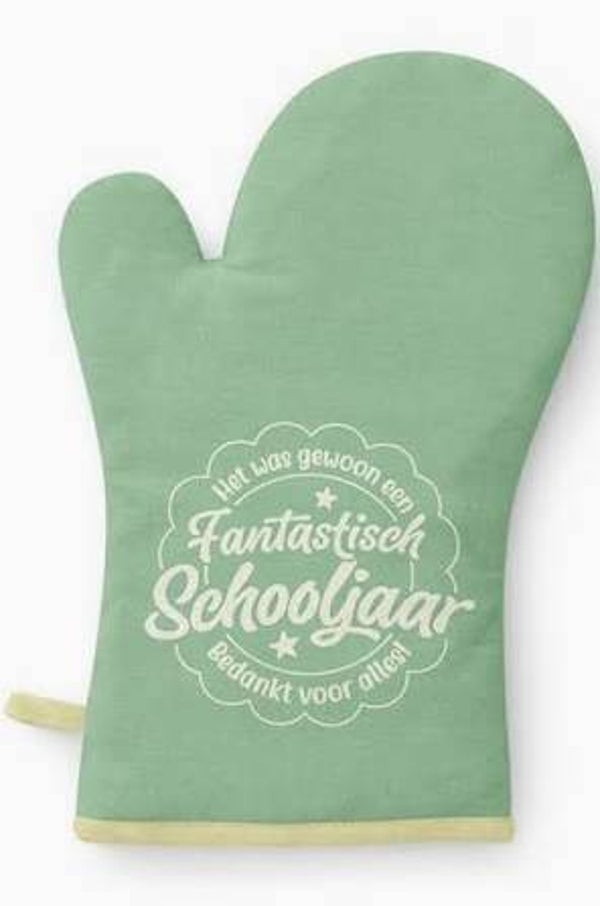Fantastisch schooljaar -  ovenhandschoen