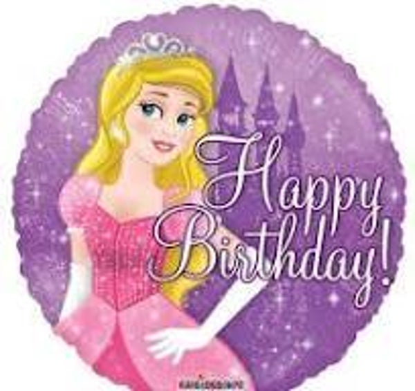 Happy birthday! princes - folieballon