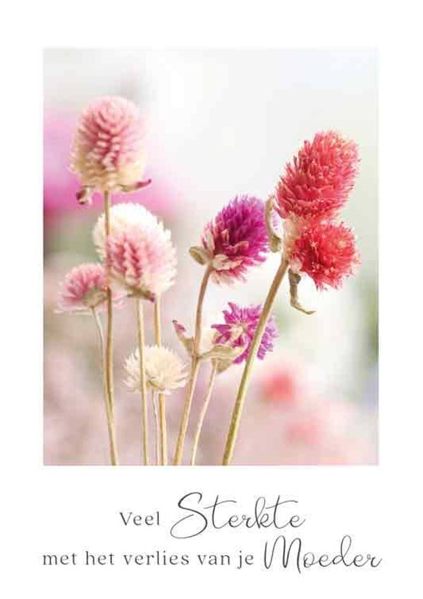 Verlies moeder - condoleancekaart