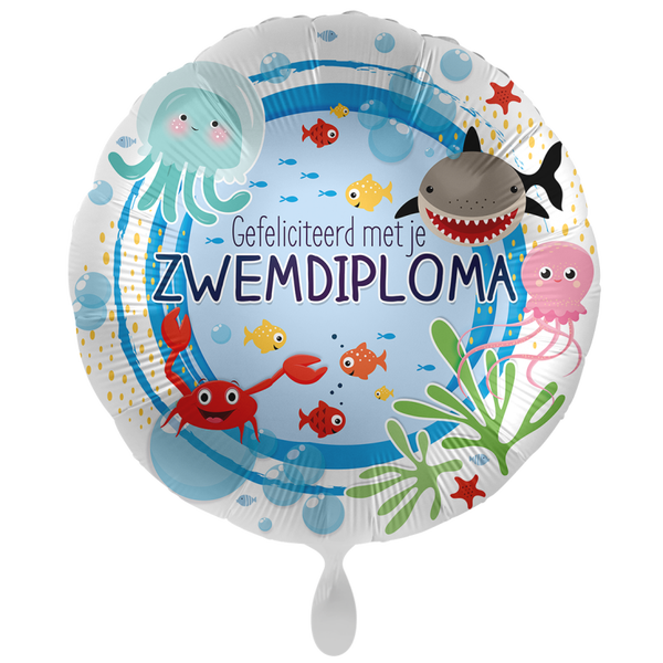 Zwemdiploma- folieballon
