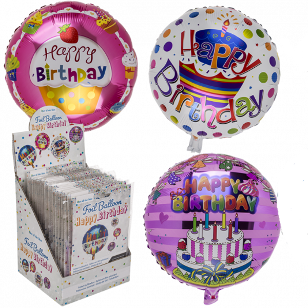 Happy birthday - folieballon