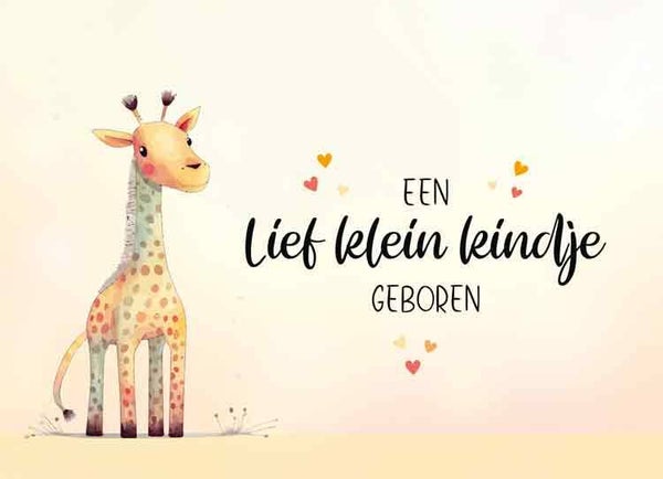 Lif klein meisje - wenskaart Mixx
