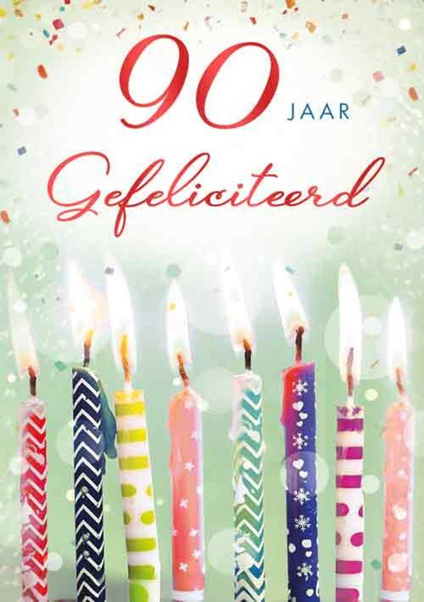 90 Jaar - wenskaart Moments
