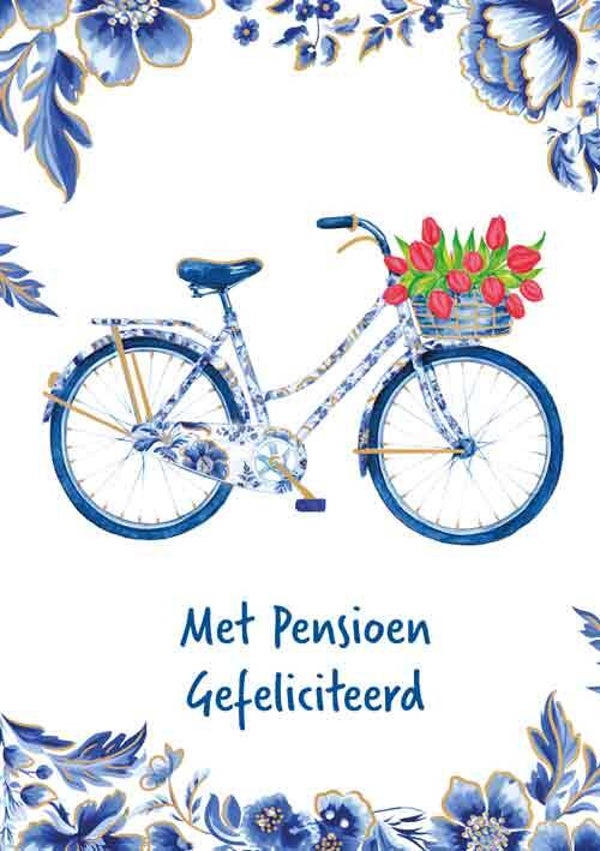 Pensioen - wenskaart Azul