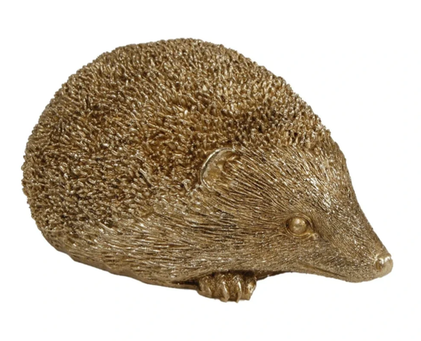 Sculptuur Egel L -  goud