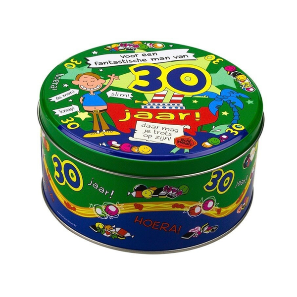 30 Jaar man - snoeptrommel