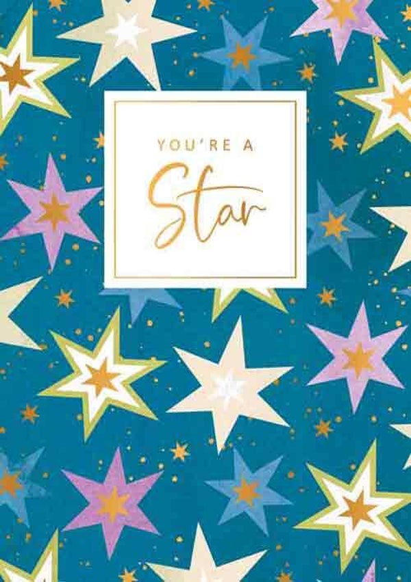 Star - wenskaart gold rush