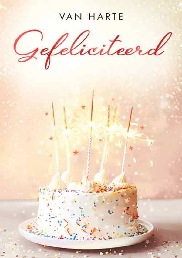 Van harte gefeliciteerd - wenskaart Moments