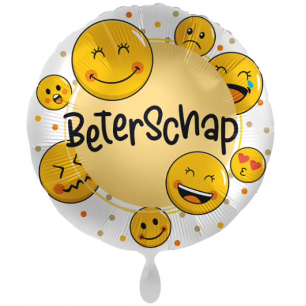 Beterschap smiley's - folieballon