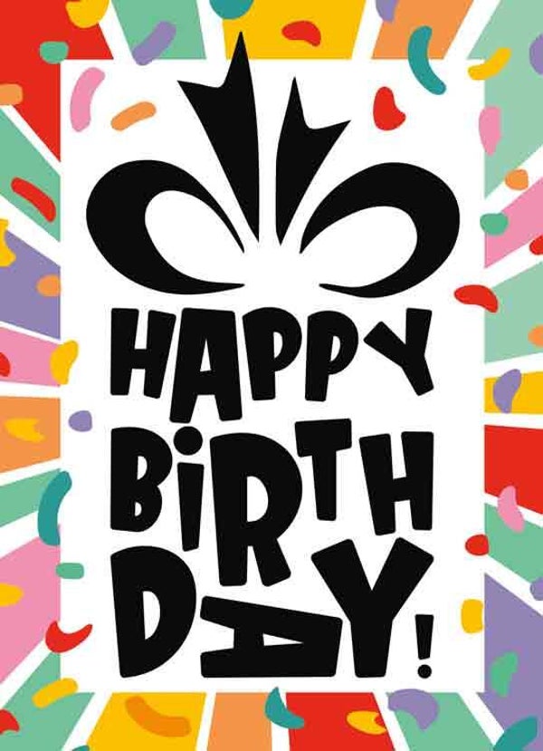 Happy birthday - wenskaart Mixx