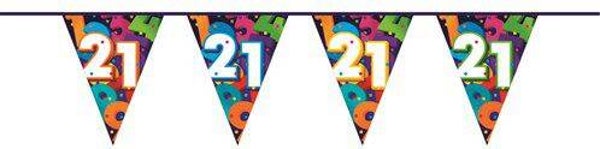 21 Jaar - vlaggenlijn