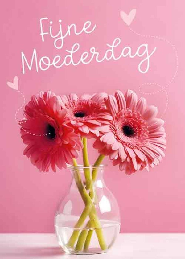 Fijne moederdag - wenskaart moederdag