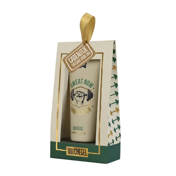 Sweat now shine later - douchegel - 100% LEUK