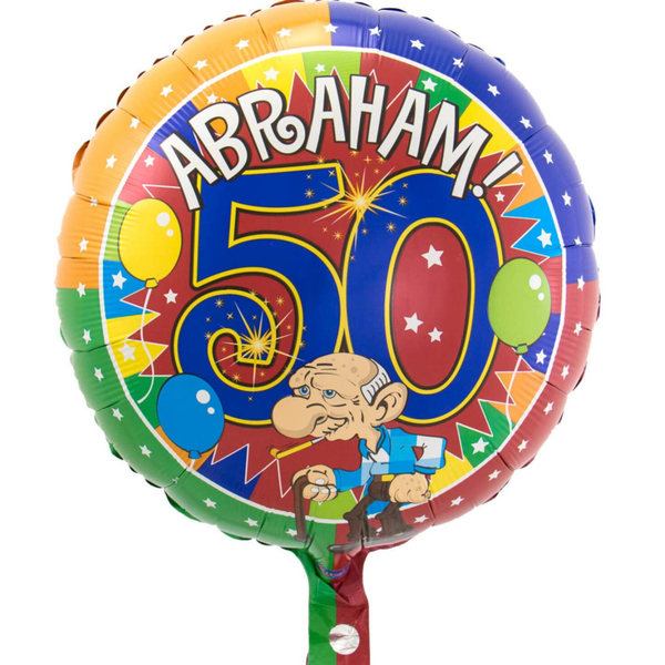 Abraham 50 - folieballon