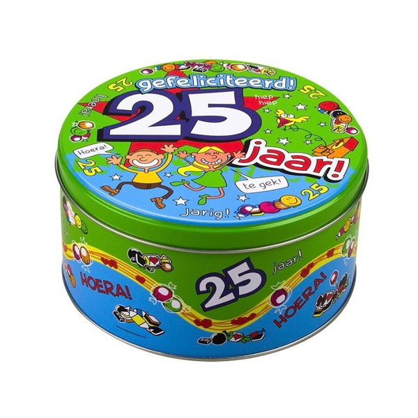 25 Jaar - snoeptrommel