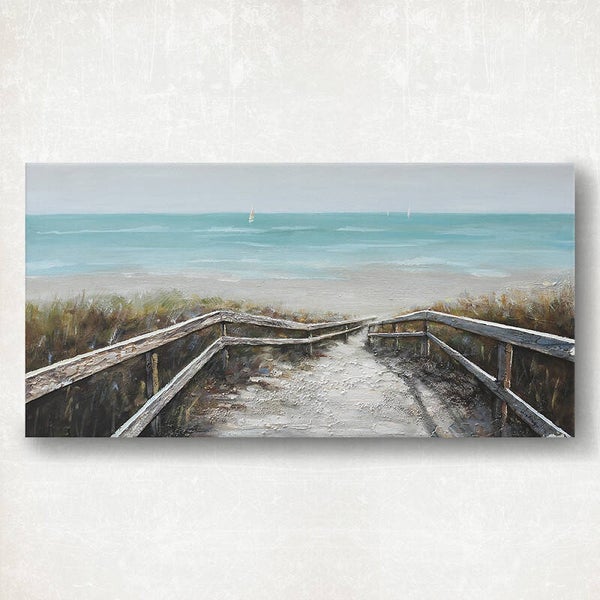 Road to the Horizon - schilderij