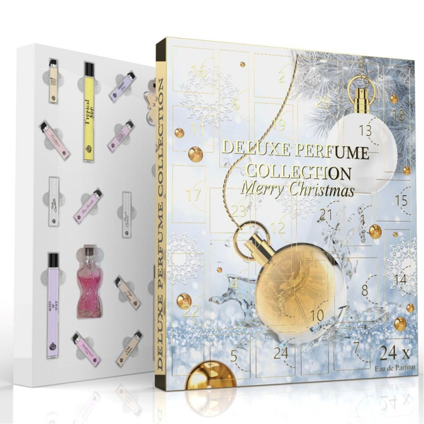 Luxe Adventskalender met 24 mini flesje Eau de Parfum