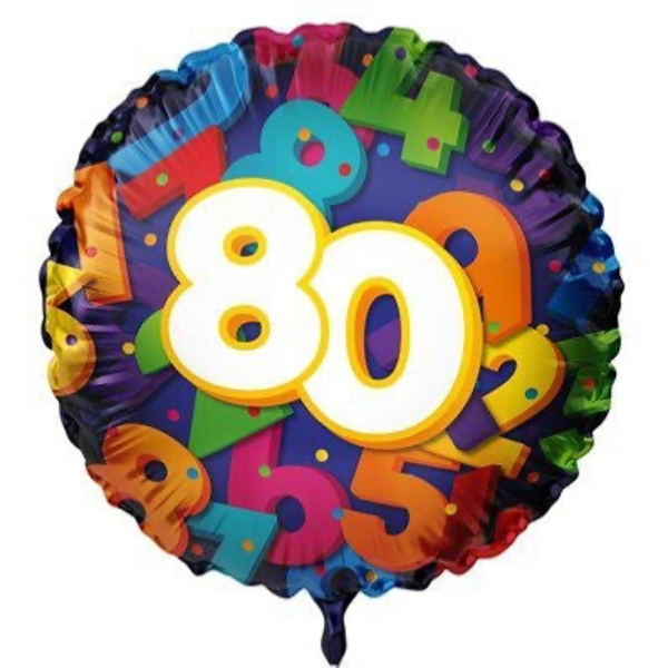 80 Jaar - folieballon