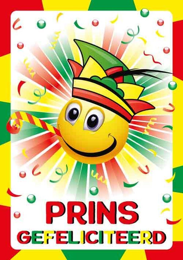 Prins - wenskaart Carnaval