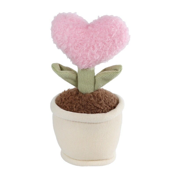 Plant hart roze pluche - take me home