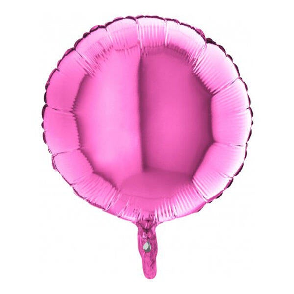 Rond roze - folieballon