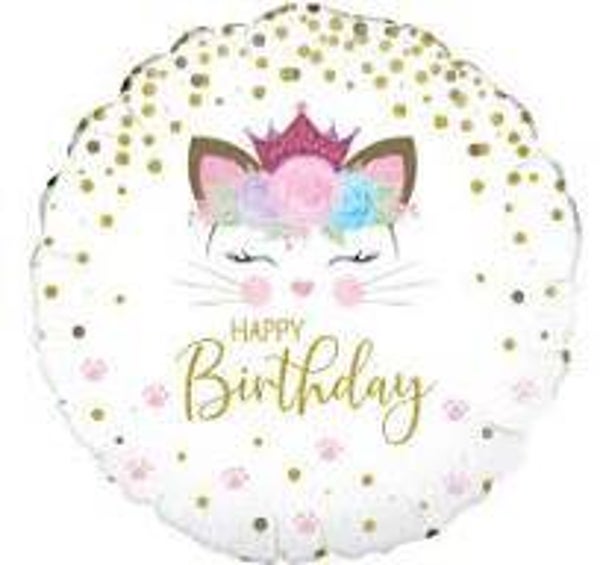 Happy birthday kat - folieballon