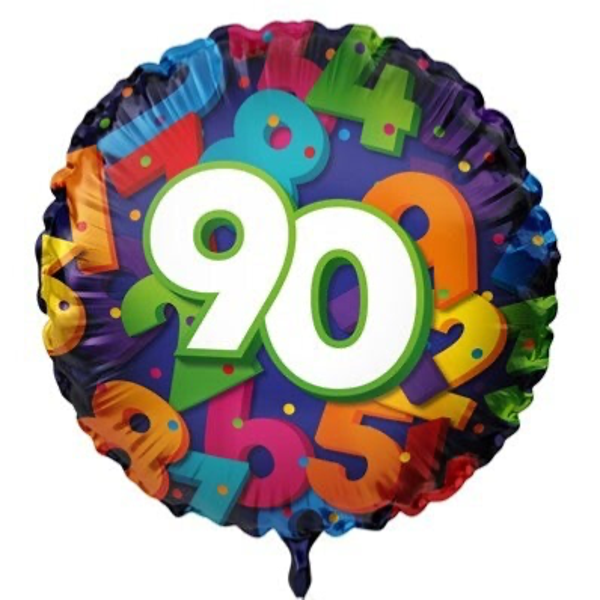 90 Jaar - folieballon