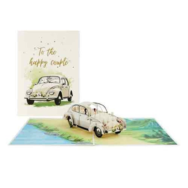 To the happy Couple - 3D pop-up wenskaart Kiriori