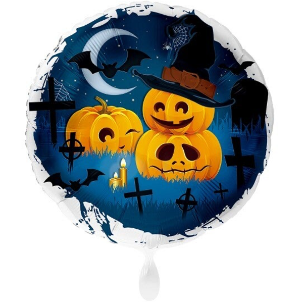 Pompoenen halloween - folieballon