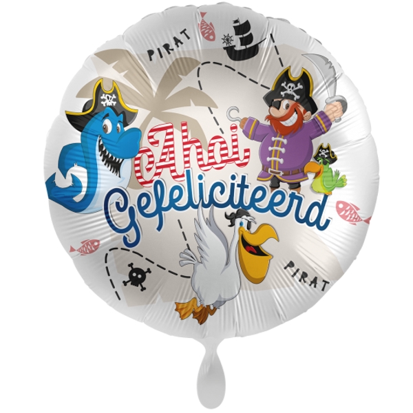 Ahoi gefeliciteerd - folieballon