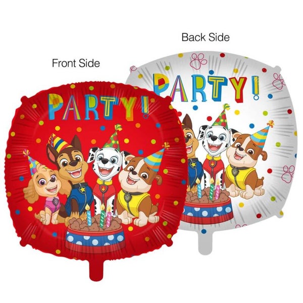 Paw Patrol dubbelzijdig - folieballon