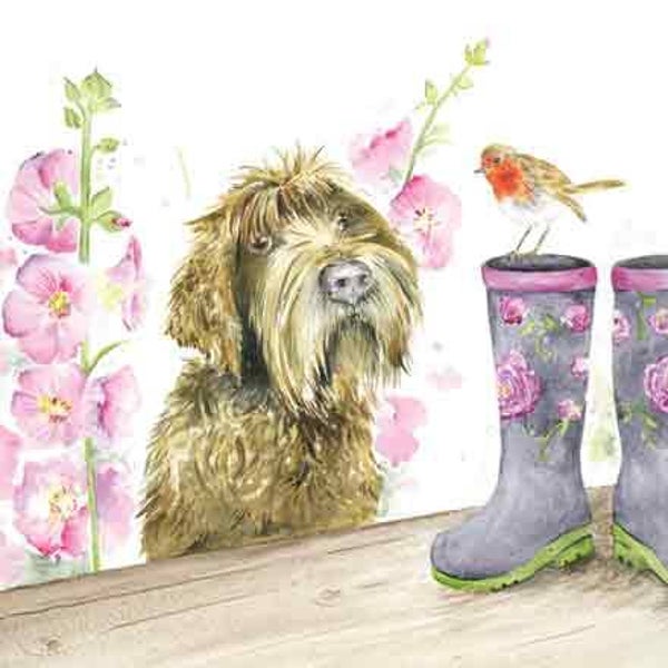 Teckel - wenskaart love country