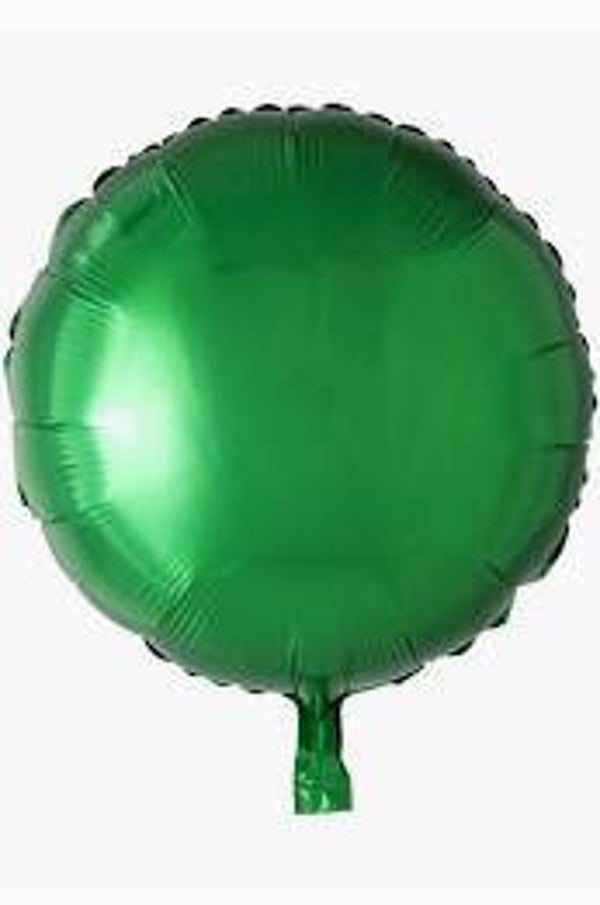 Rond groen - folieballon