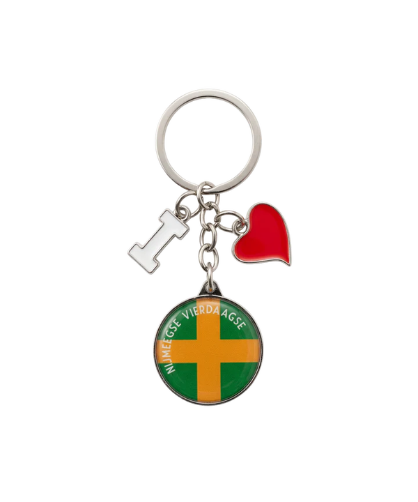 I love Nijmeegse Vierdaagse - sleutelhanger bedels