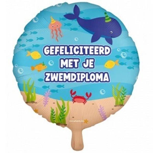 Zwemdiploma  - folieballon