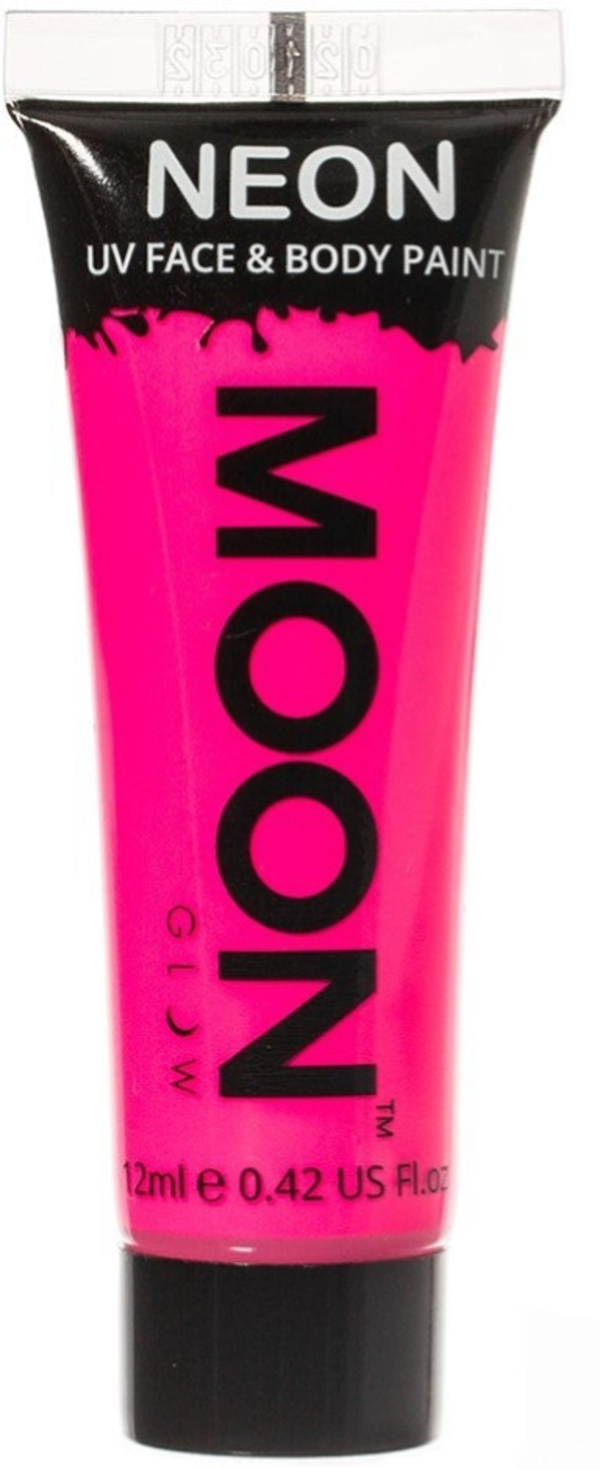 Moon Neon uv face & body paint - roze