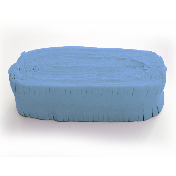 Crêpe slinger - baby blauw brandvertragend