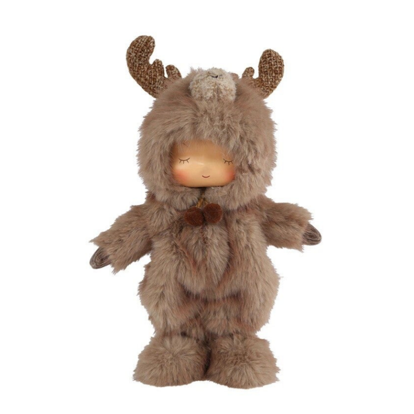 Decoratie Winter Kid S - bruin