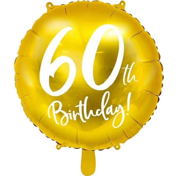 60th Birthday! - folieballon