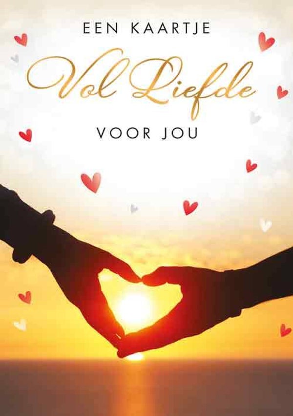kaartje vol liefde - wenskaart Moments