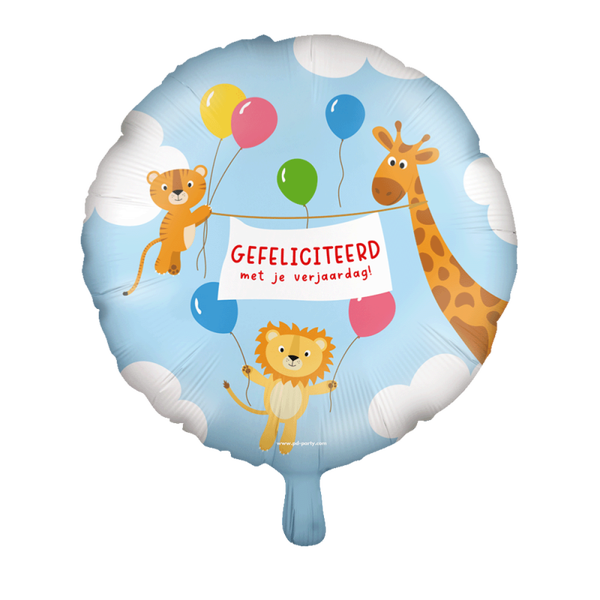 Gefeliciteerd met je verjaardag - folieballon