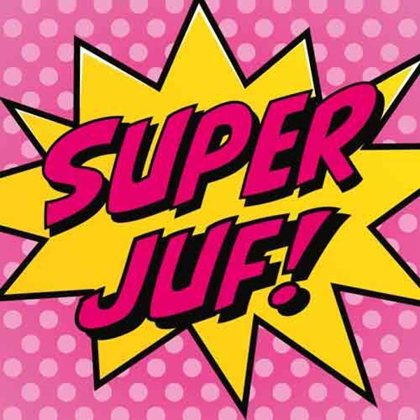 Super juf - keramische tegel