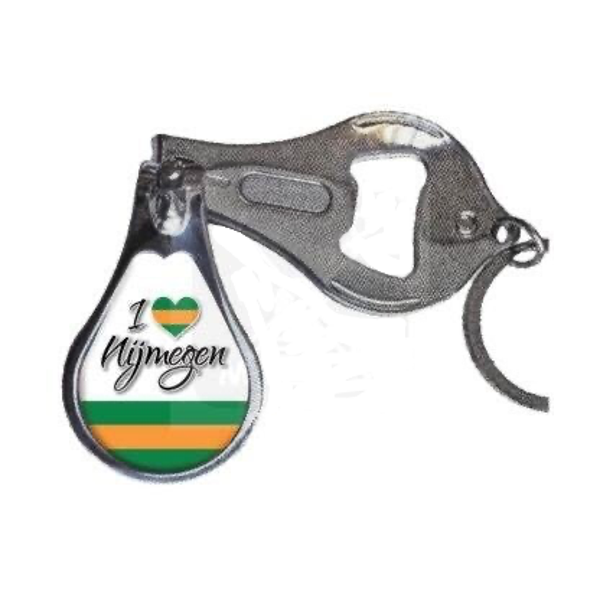 I love Nijmegen - sleutelhanger bieropener nagelknipper