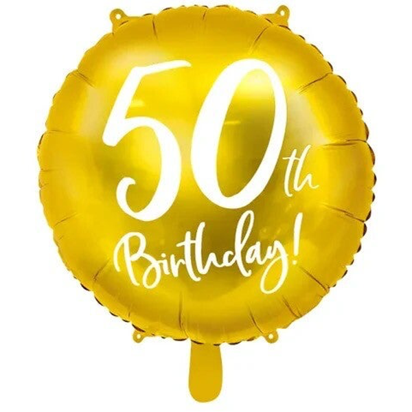 50th Birthday! - folieballon