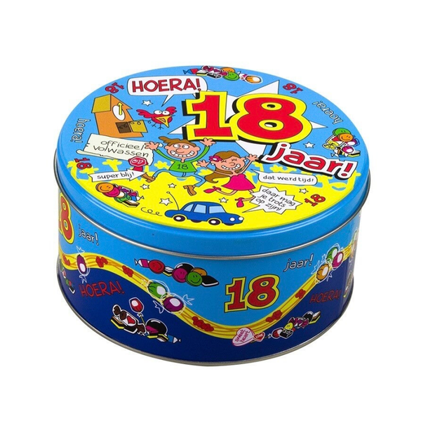 18 Jaar - snoeptrommel