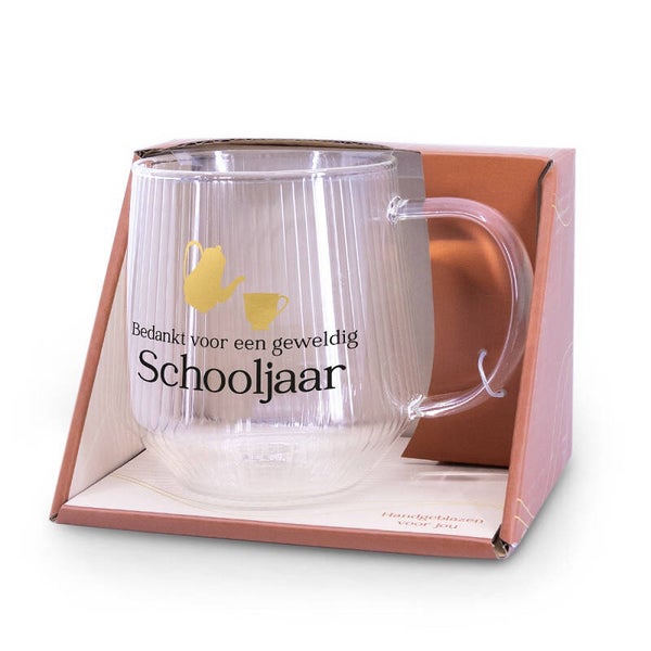 Schooljaar - theeglas