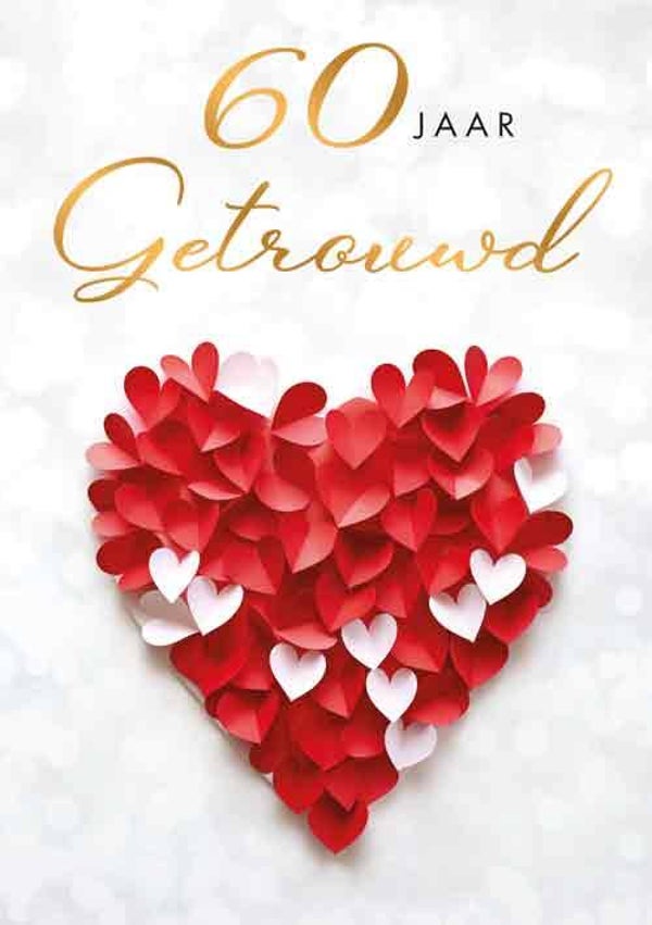 60 Jaar getrouwd - wenskaart Moments
