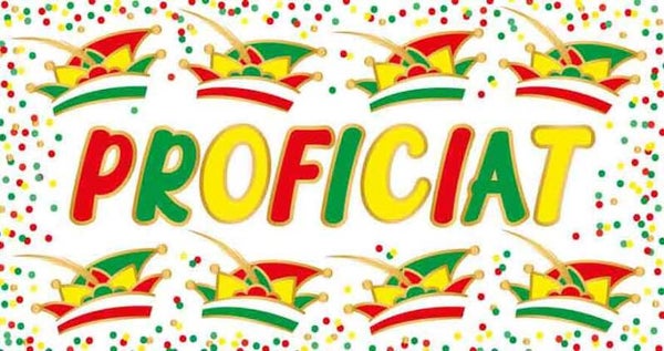 Proficiat - wenskaart Carnaval
