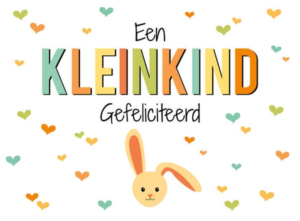 Kleinkind - wenskaart