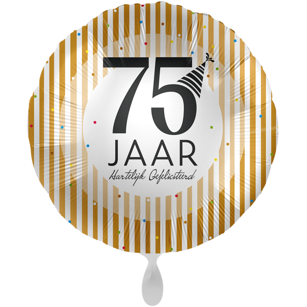 75 jaar - folieballon